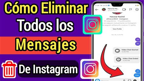 como eliminar todos los mensajes de instagram|como dar de baja instagram.